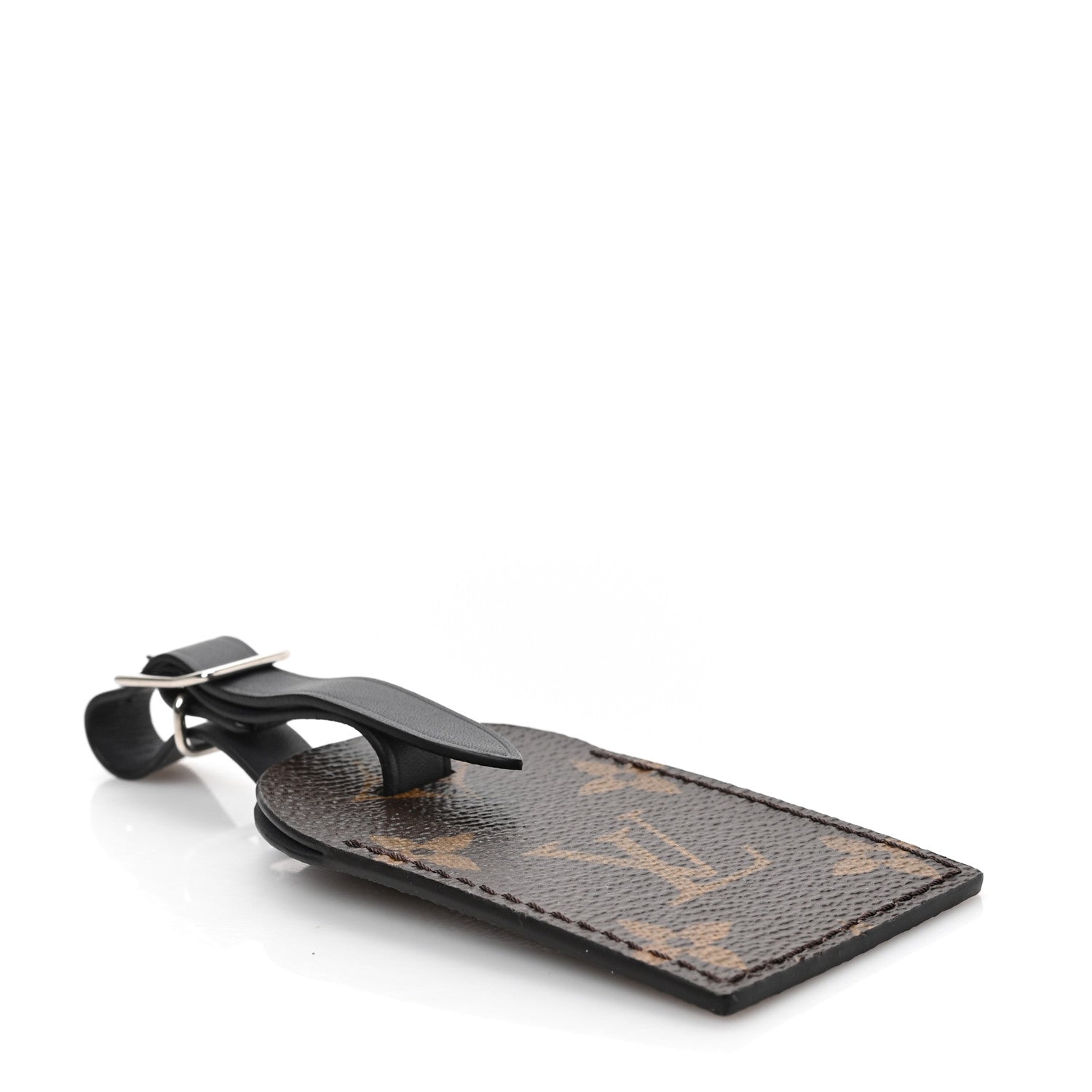 Louis Vuitton Monogram Luggage Tag Black 2 of 3