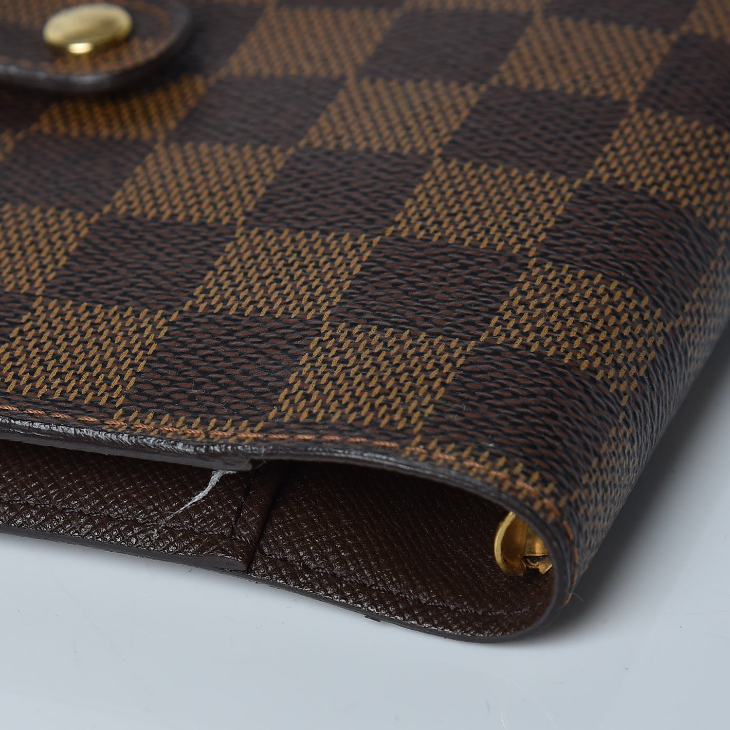 Louis Vuitton Damier Ebene Small Ring Agenda Cover 7 of 10