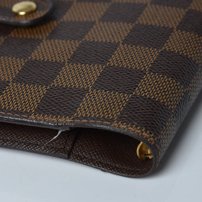 Louis Vuitton Damier Ebene Small Ring Agenda Cover 7 of 10