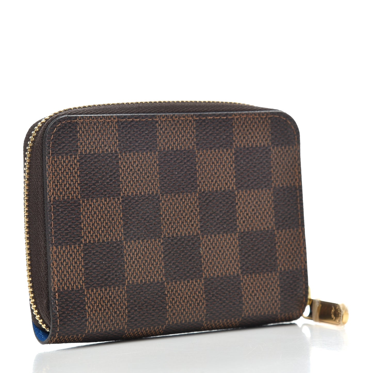 Damier Ebene 2019 Christmas Animation Zippy Coin Purse Blue