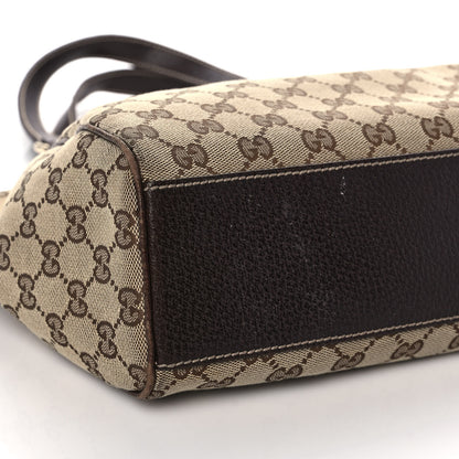 Gucci Monogram Medium Charmy Shoulder Bag Dark Brown 9 of 12