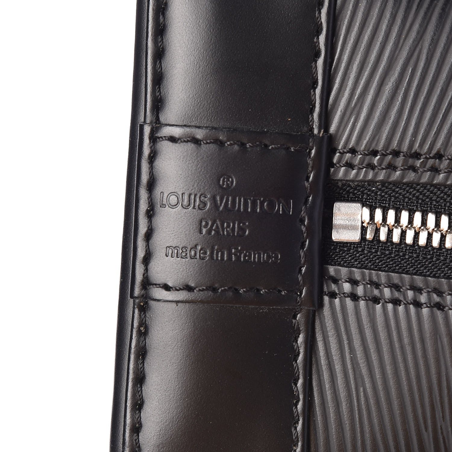 Louis Vuitton Epi Alma PM Black 7 of 11