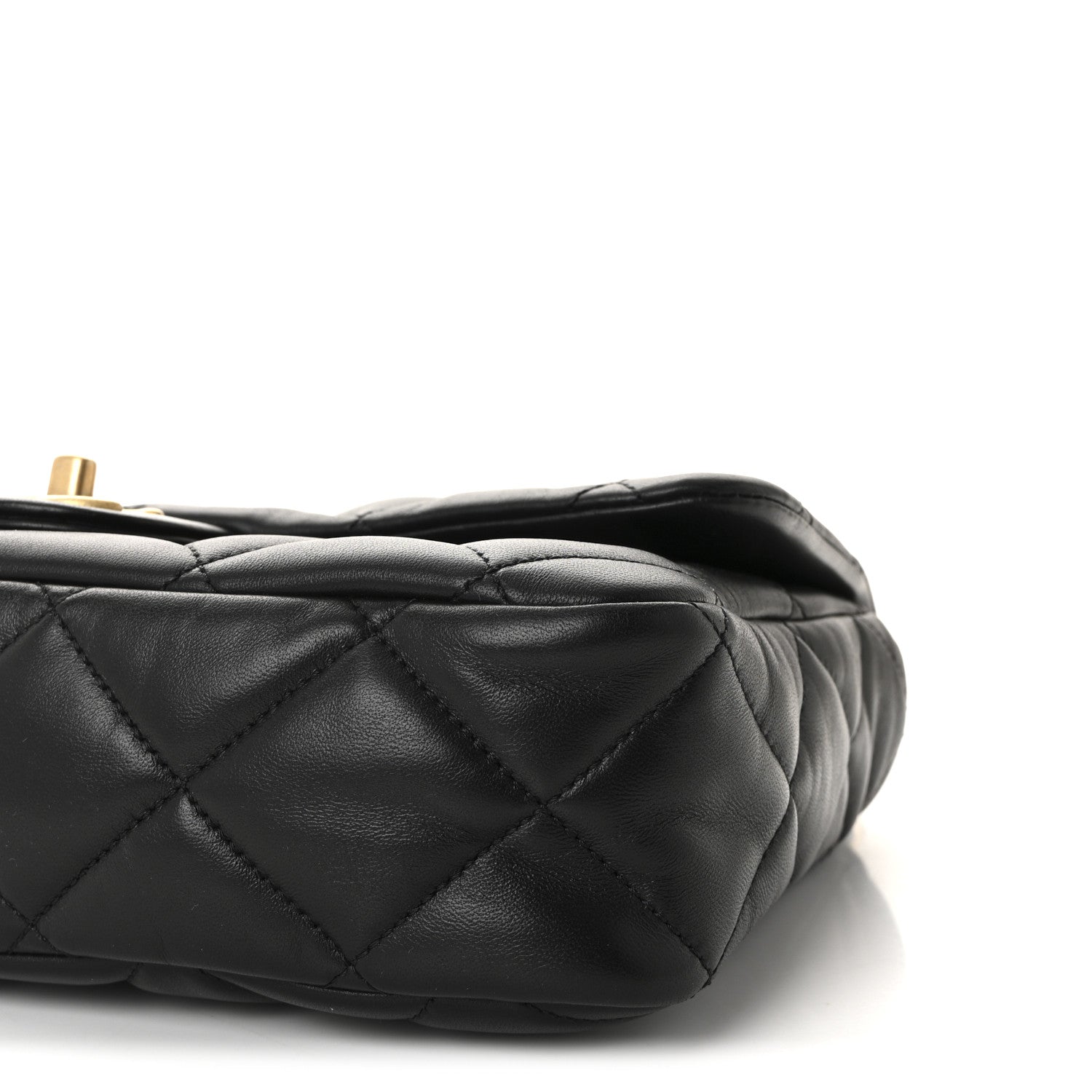 Chanel Lambskin Quilted Large CC Funky Town Flap Black 1807789