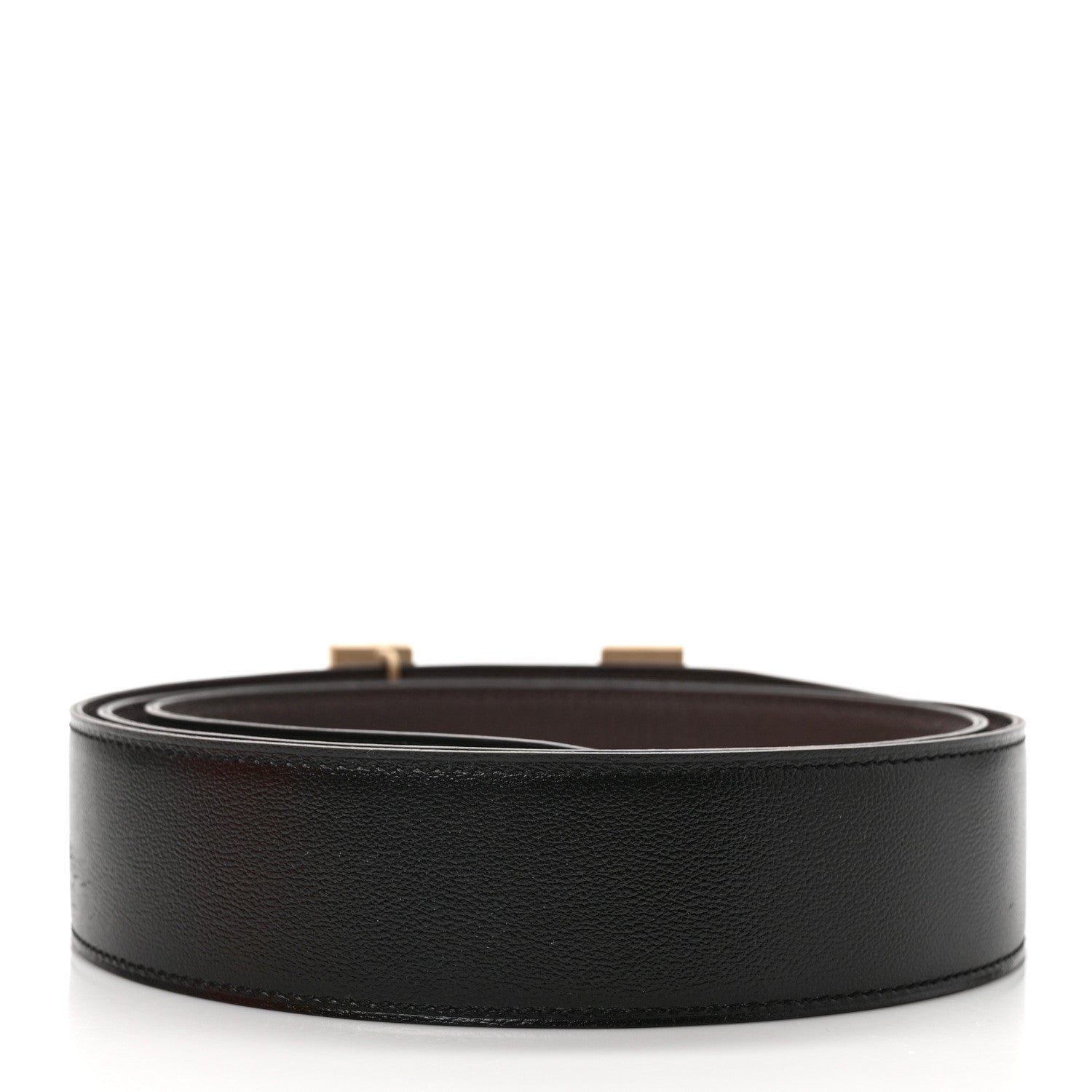 Hermes Box Togo 42mm Constance H Belt 110 44 Black Rouge H 2 of 6