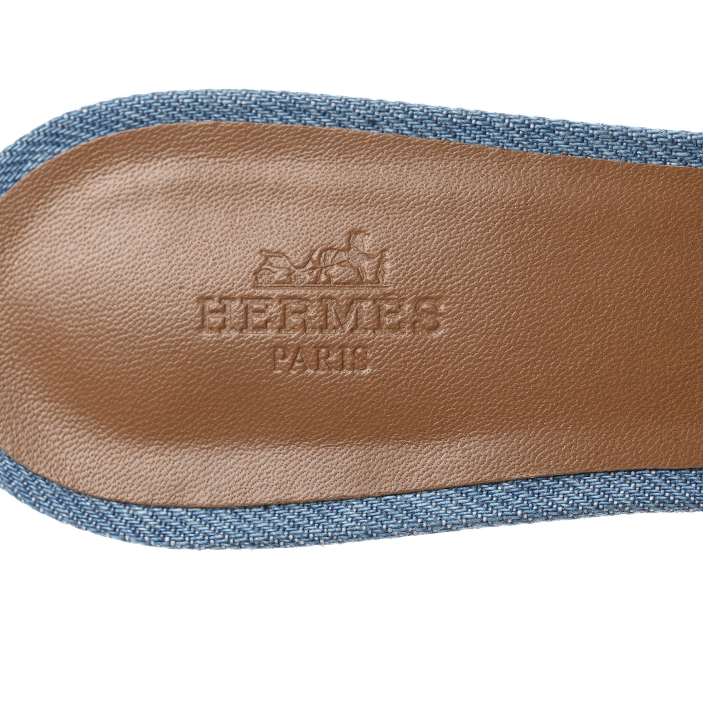 Denim Oasis Sandals 39.5 Bleu Clair
