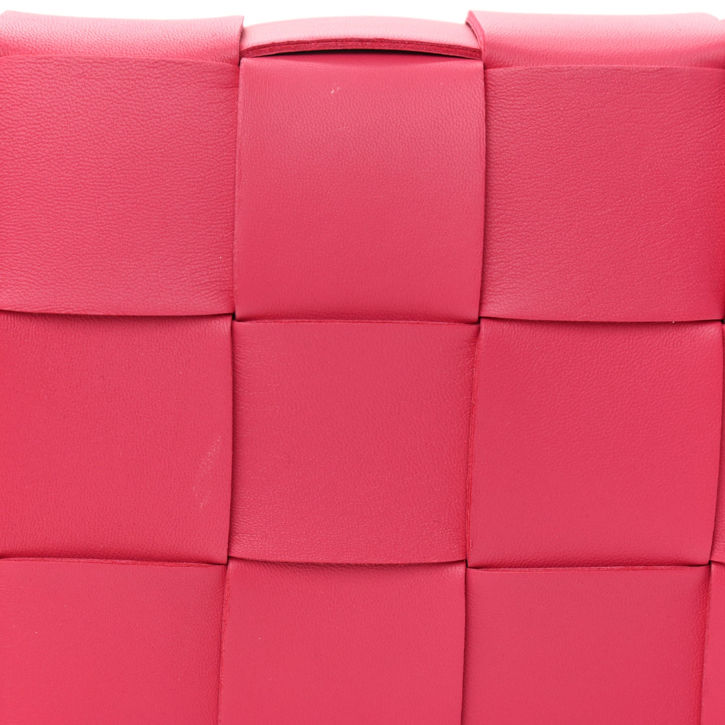 Lambskin Maxi Intrecciato Cassette Crossbody Bag Lollipop