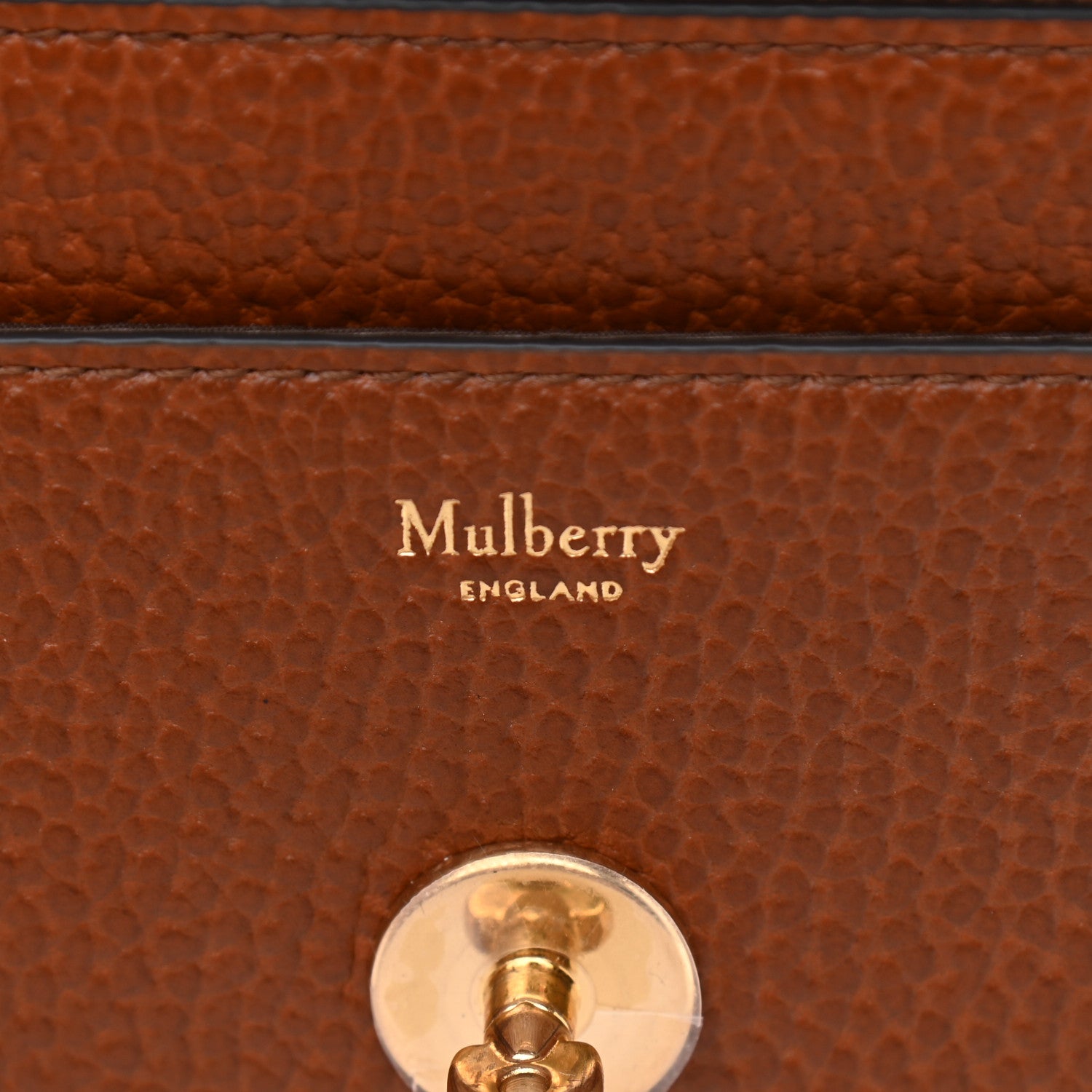 Mulberry Small Classic Grain Calfskin Small Darley Oak 6 of 9