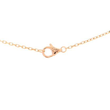 Cartier 18K Pink White Yellow Gold Diamond Trinity De Cartier Pendant Necklace 6 of 7