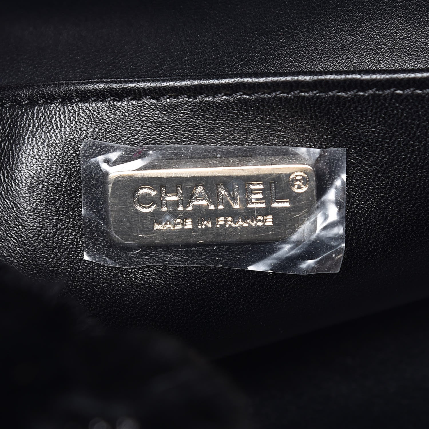 Chanel Rabbit Fur Quilted Embellished Shopping Tote Black 8 of 11