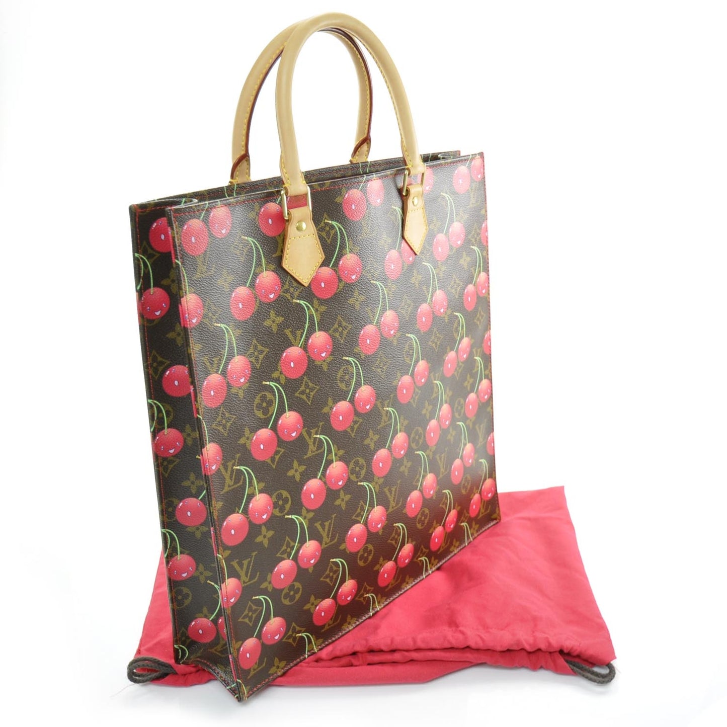 Monogram Cerises Sac Plat
