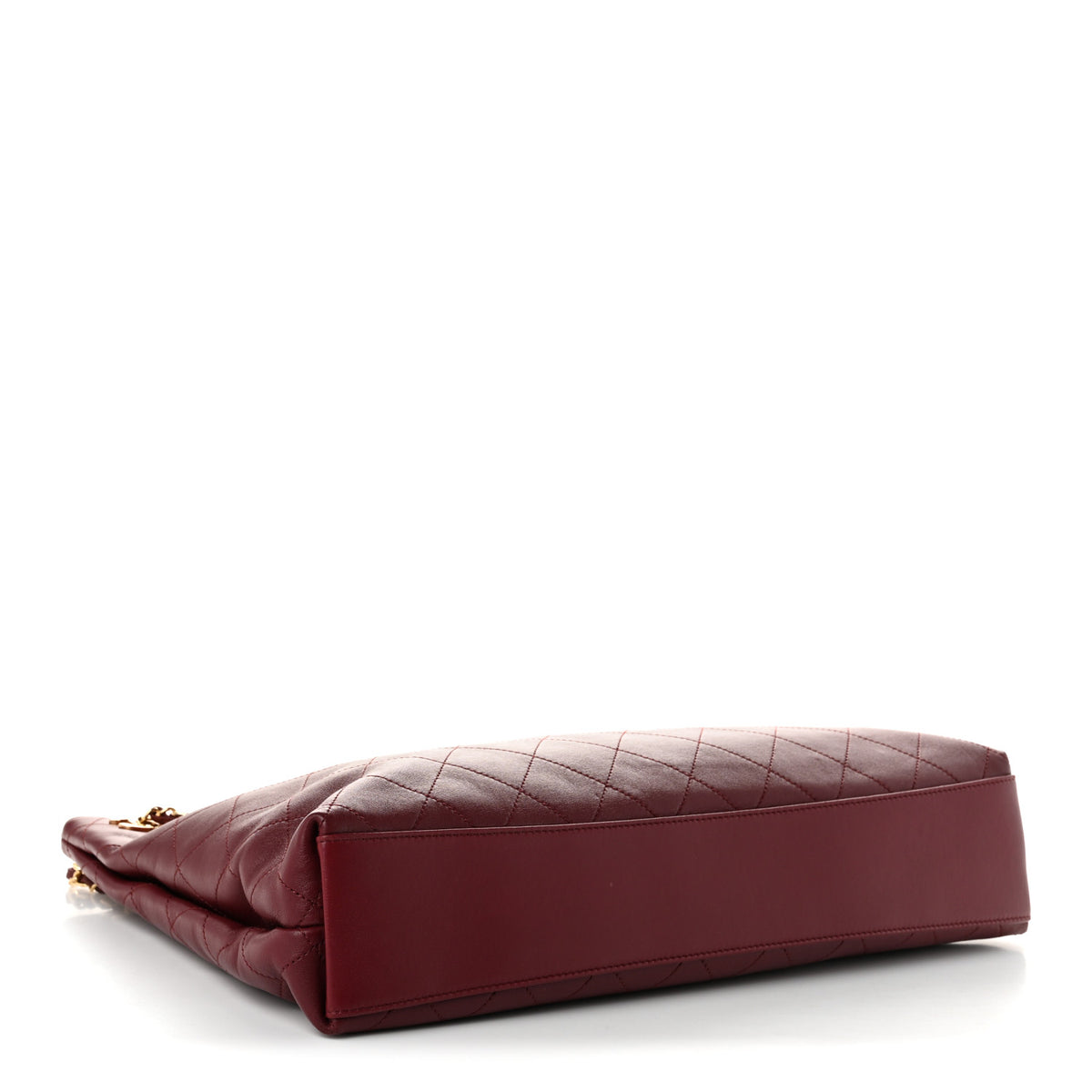 Chanel Lambskin Quilted Eyes On You Large Shopping Bag Burgundy 4 of 10