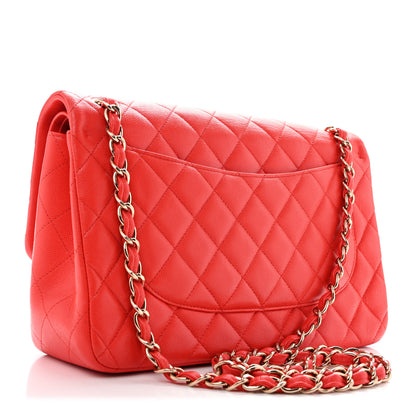 Chanel Caviar Quilted Jumbo Double Flap Red 3 of 12