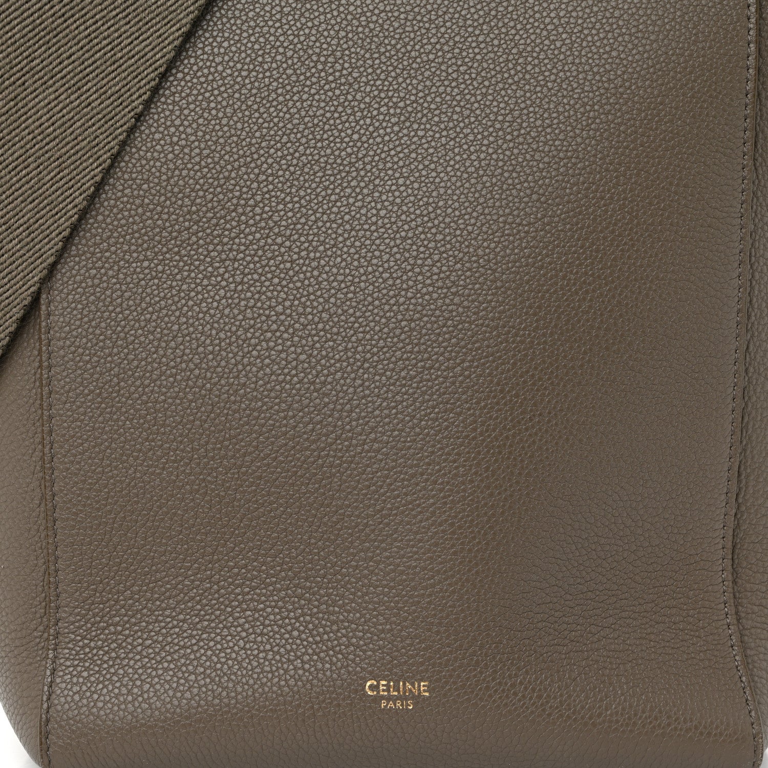 Celine Soft Grained Calfskin Small Sangle Bucket Bag Taupe 7 of 9