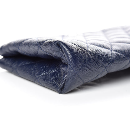 Chanel Caviar Quilted Small Pouch Navy 5 of 10