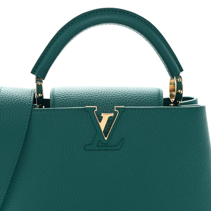 Louis Vuitton Taurillon Capucines BB Green 7 of 9