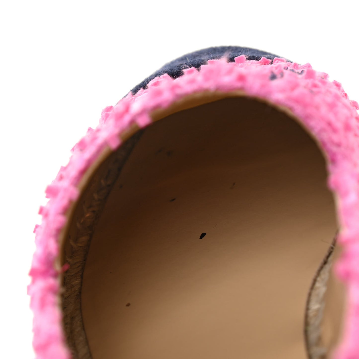 Tweed CC Espadrilles 39 Dark Pink Navy