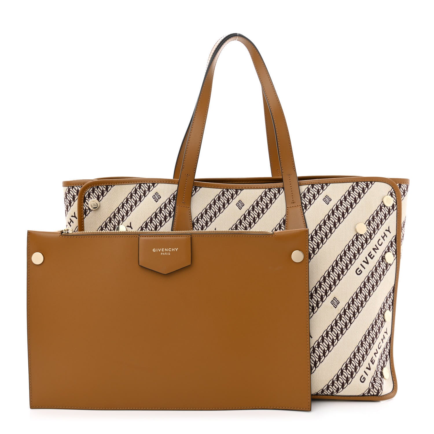 Givenchy Canvas Bond Shopper Tote Beige 1 of 13