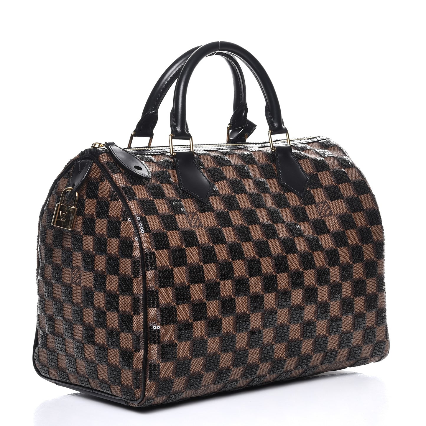 Damier Paillettes Speedy 30 Black