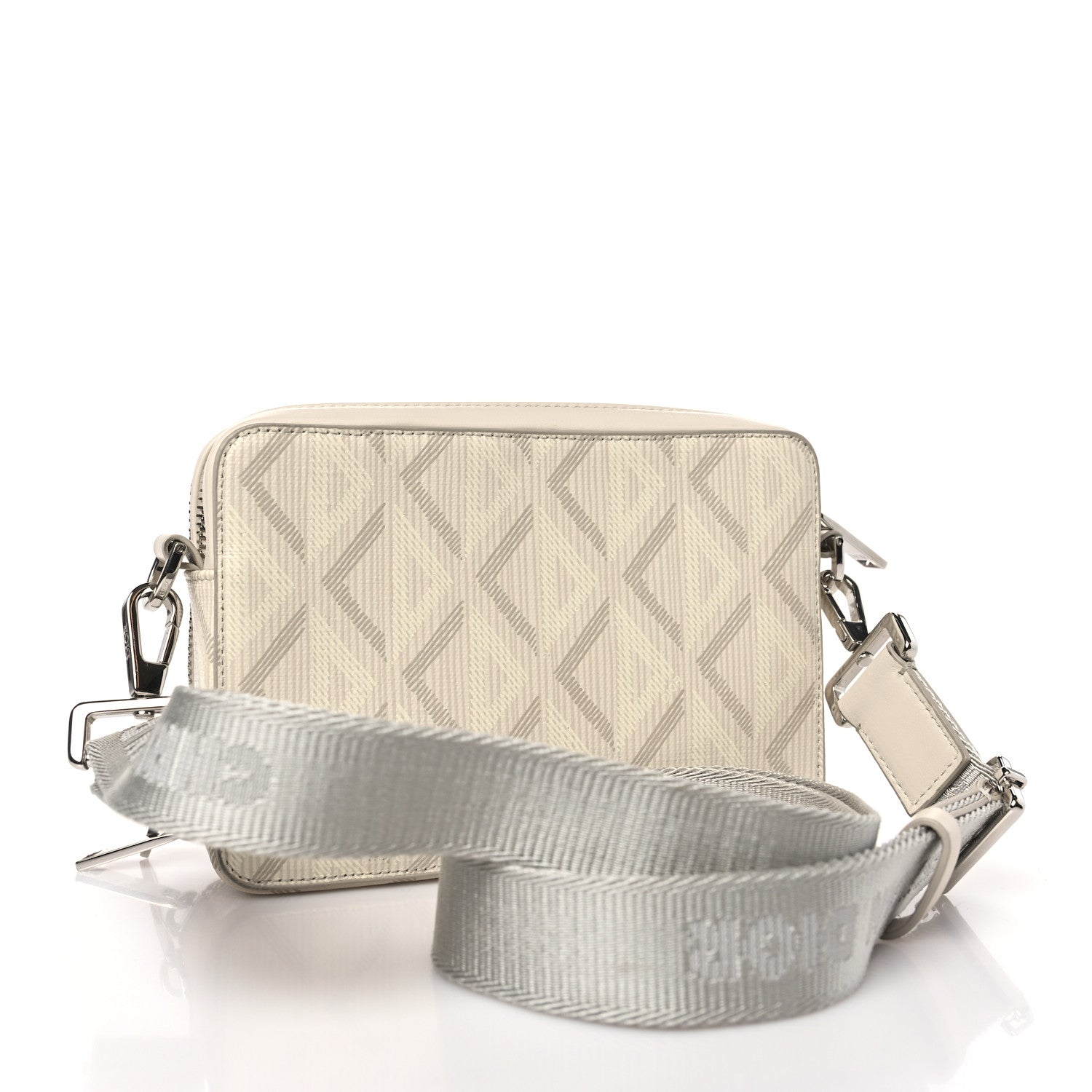 Christian Dior Coated Canvas CD Diamond Messenger Pouch Natural 3 of 10