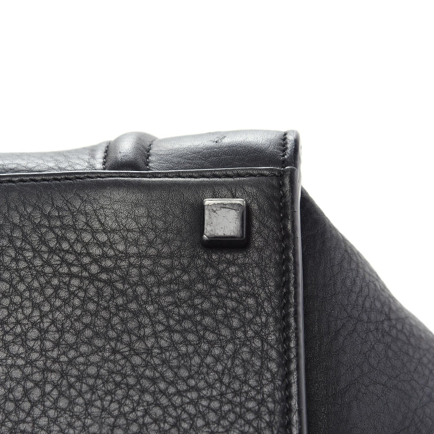 Celine Grained Calfskin Medium Phantom Luggage Black 12 of 19