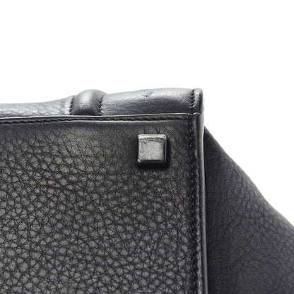 Celine Grained Calfskin Medium Phantom Luggage Black 12 of 19