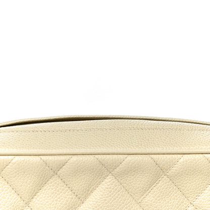 Chanel Caviar Quilted CC Camera Case Light Beige 14 of 17