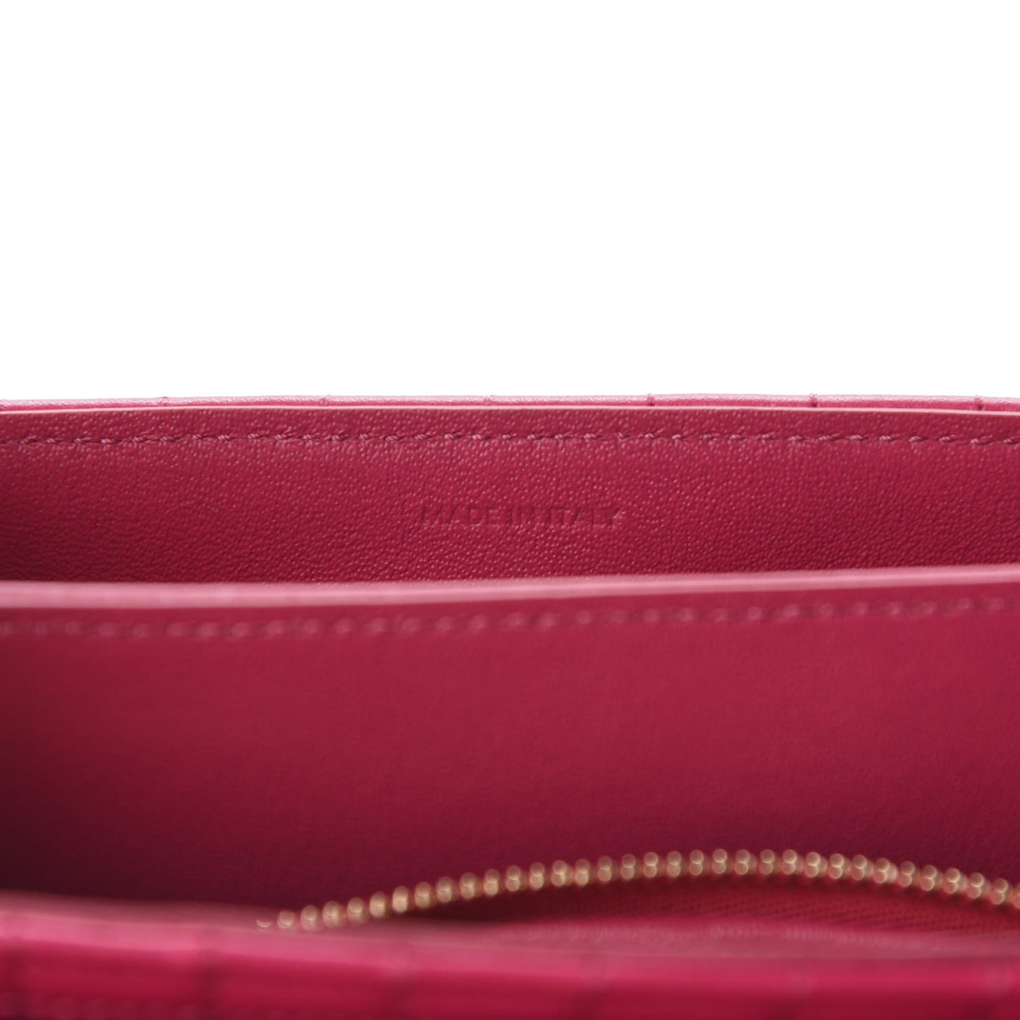 Calfskin Quilted Medium C Bag Pink