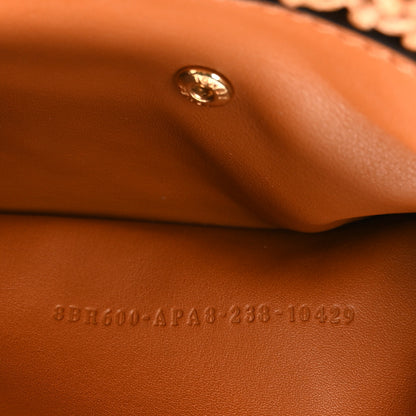 Fendi Straw Vitello King Woven Baguette Brandy 7 of 10
