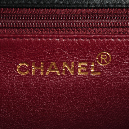 Chanel Lambskin Quilted Medium Single Flap Black 7 of 9