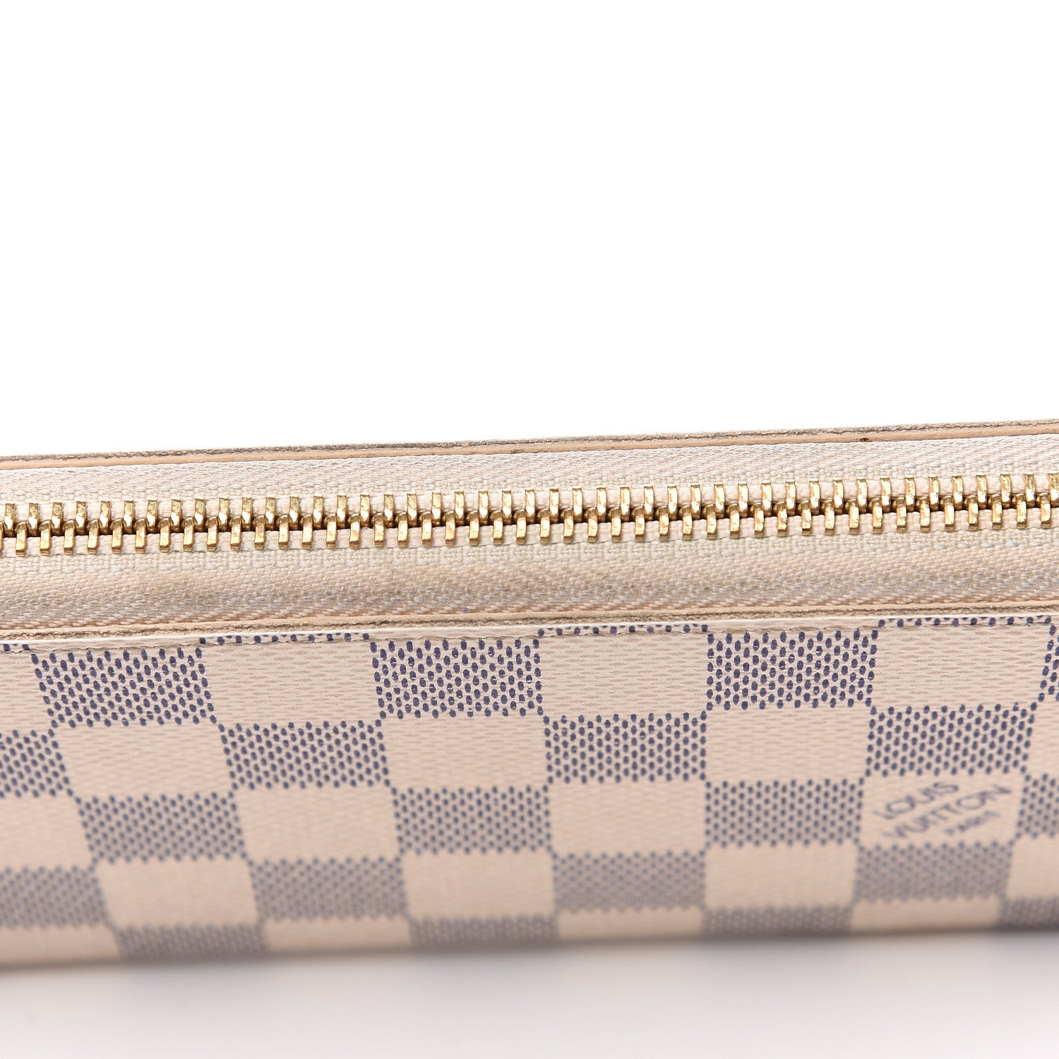 Louis Vuitton Damier Azur Clemence Wallet Rose Ballerine 9 of 12