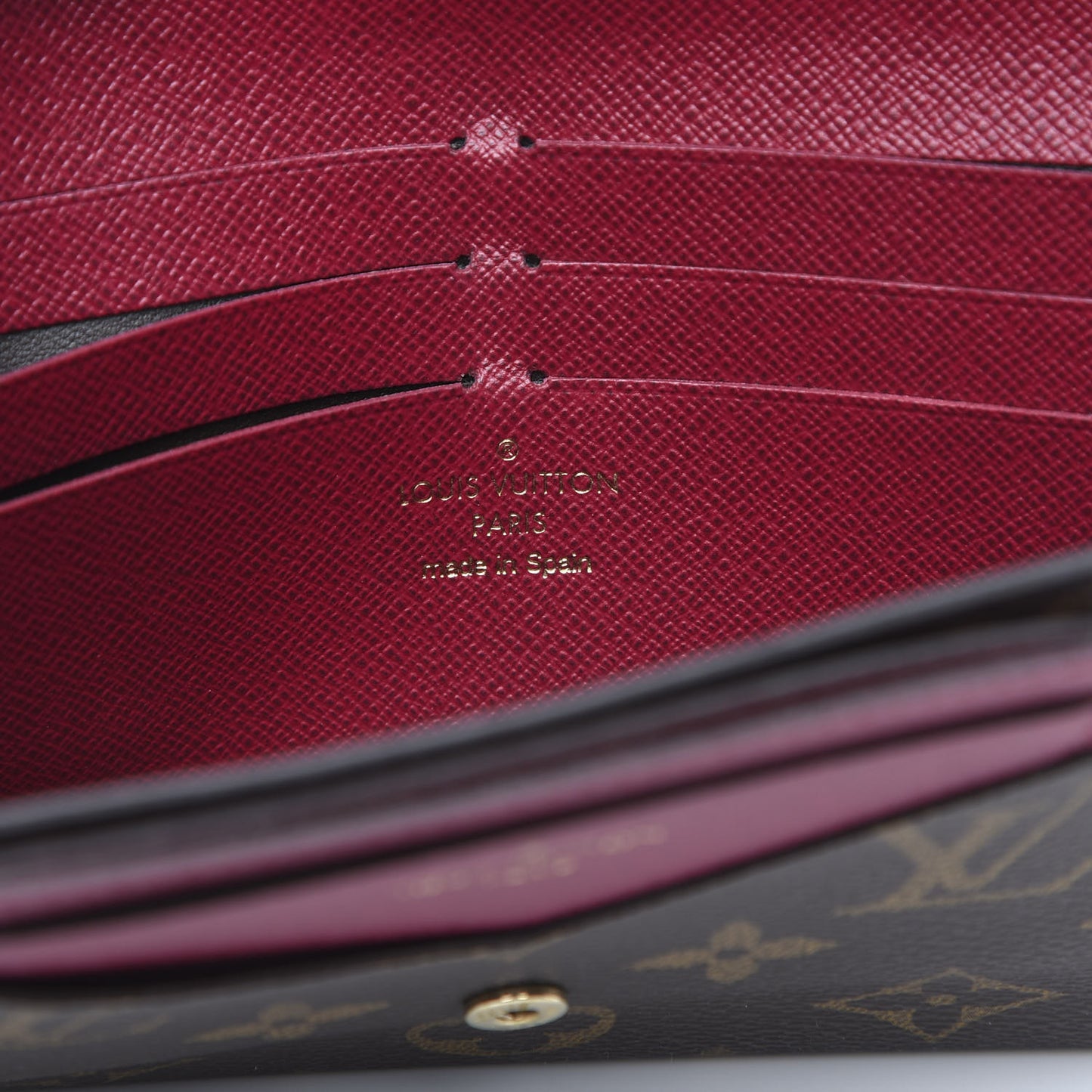 Monogram Jeanne Wallet Fuchsia