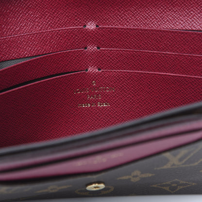 Louis Vuitton Monogram Jeanne Wallet Fuchsia 7 of 9