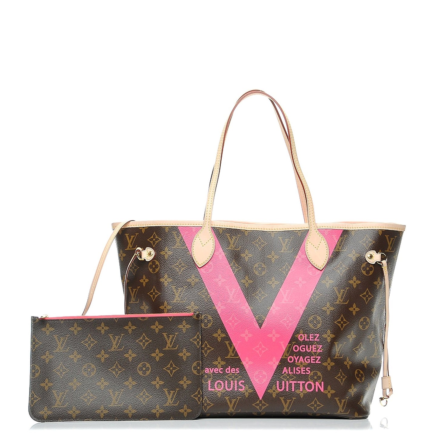 Monogram V Neverfull MM Grenade