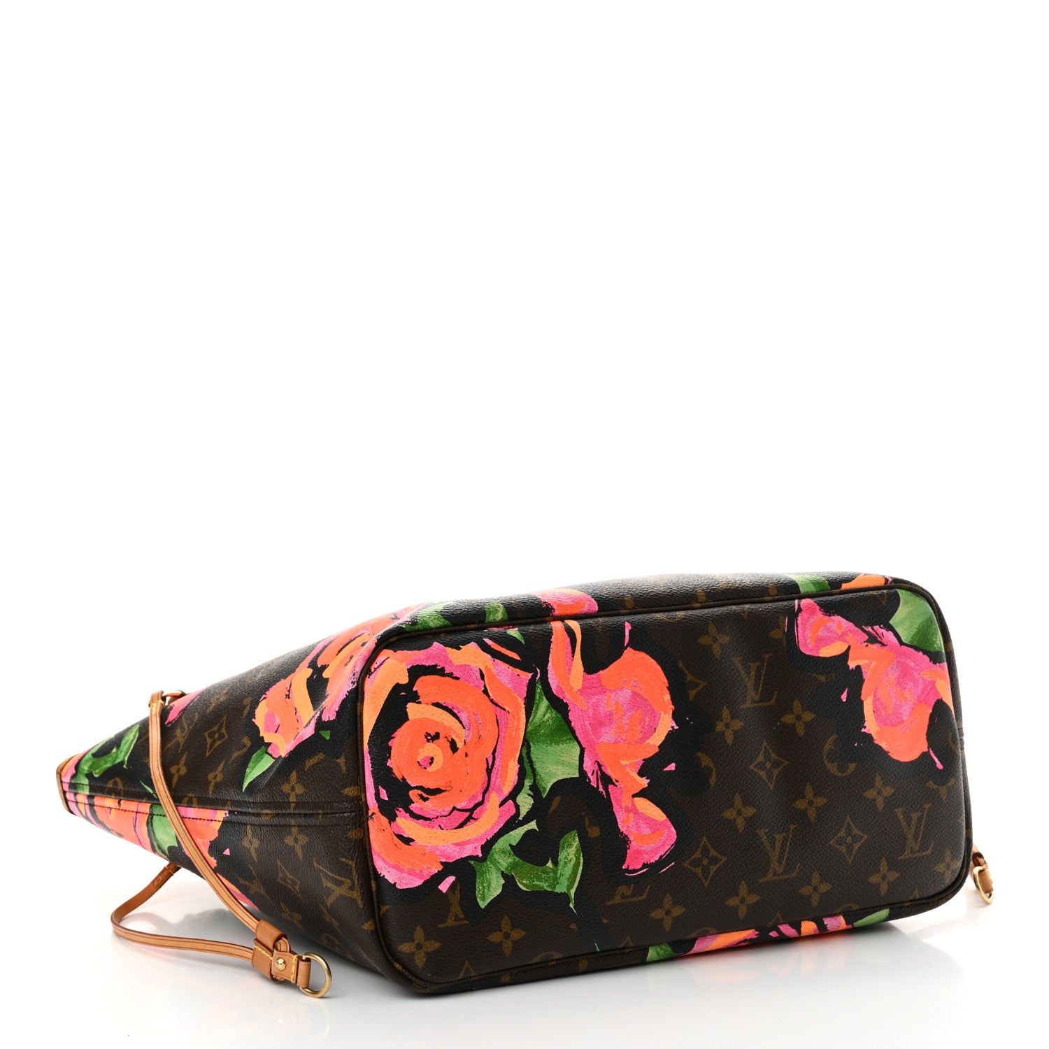 Louis Vuitton Monogram Roses Neverfull MM 4 of 21