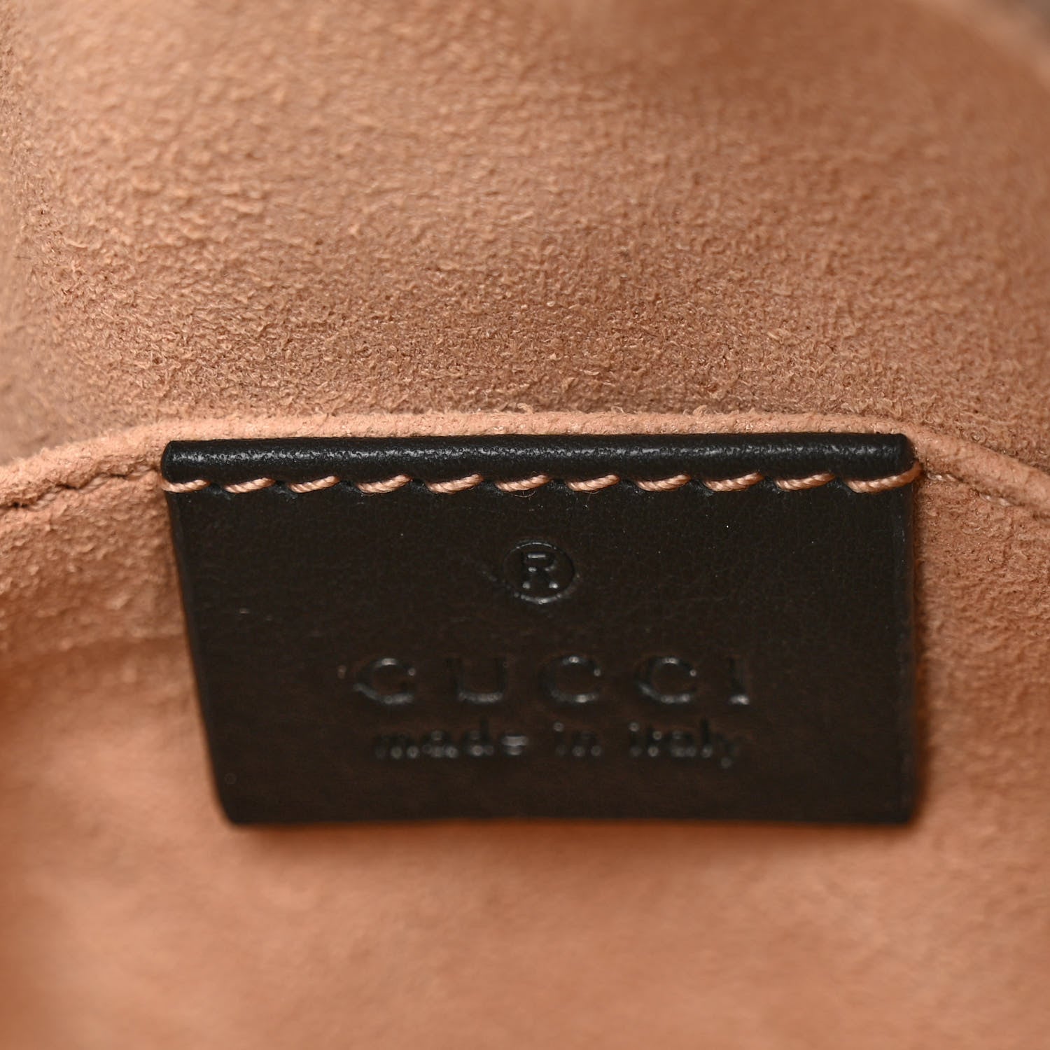 Gucci Calfskin Matelasse GG Marmont Belt Bag 85 34 Black 6 of 11