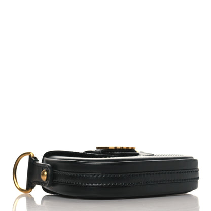 Christian Dior Calfskin Mini D Fence Saddle Bag Black 4 of 11