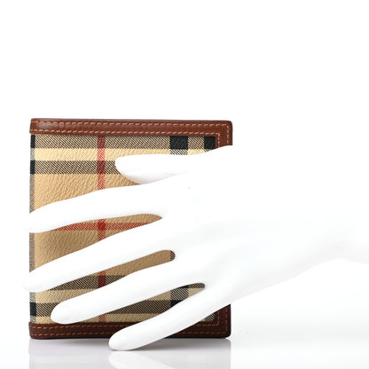 Burberry Haymarket Check Bi-Fold Wallet Brown 2 of 7