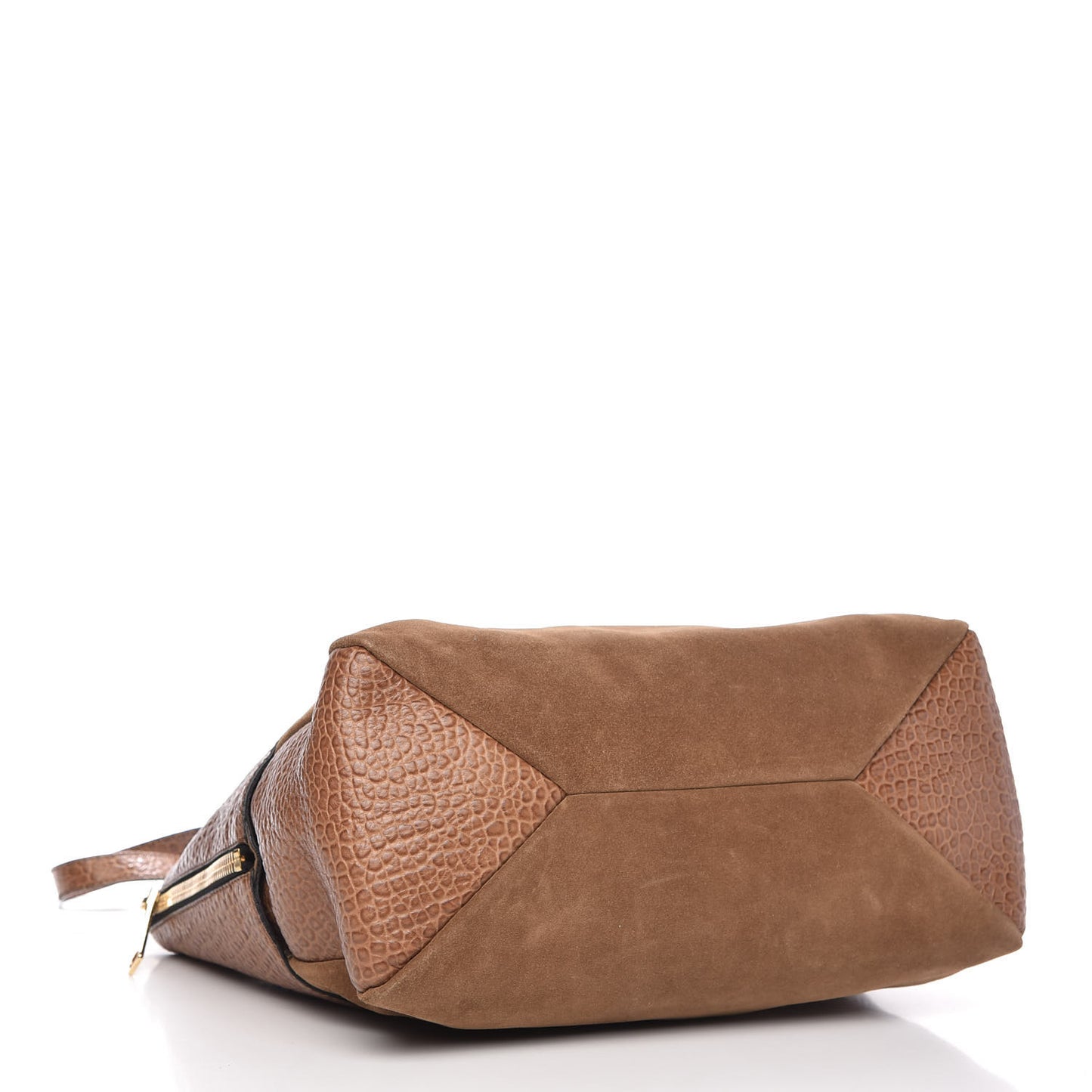 Signature Grain Suede Medium Callaghan Tote Camel