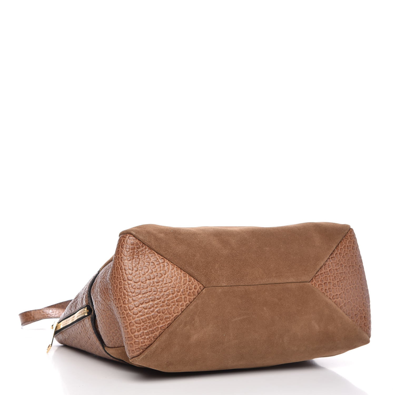 Burberry Signature Grain Suede Medium Callaghan Tote Camel 4 of 11