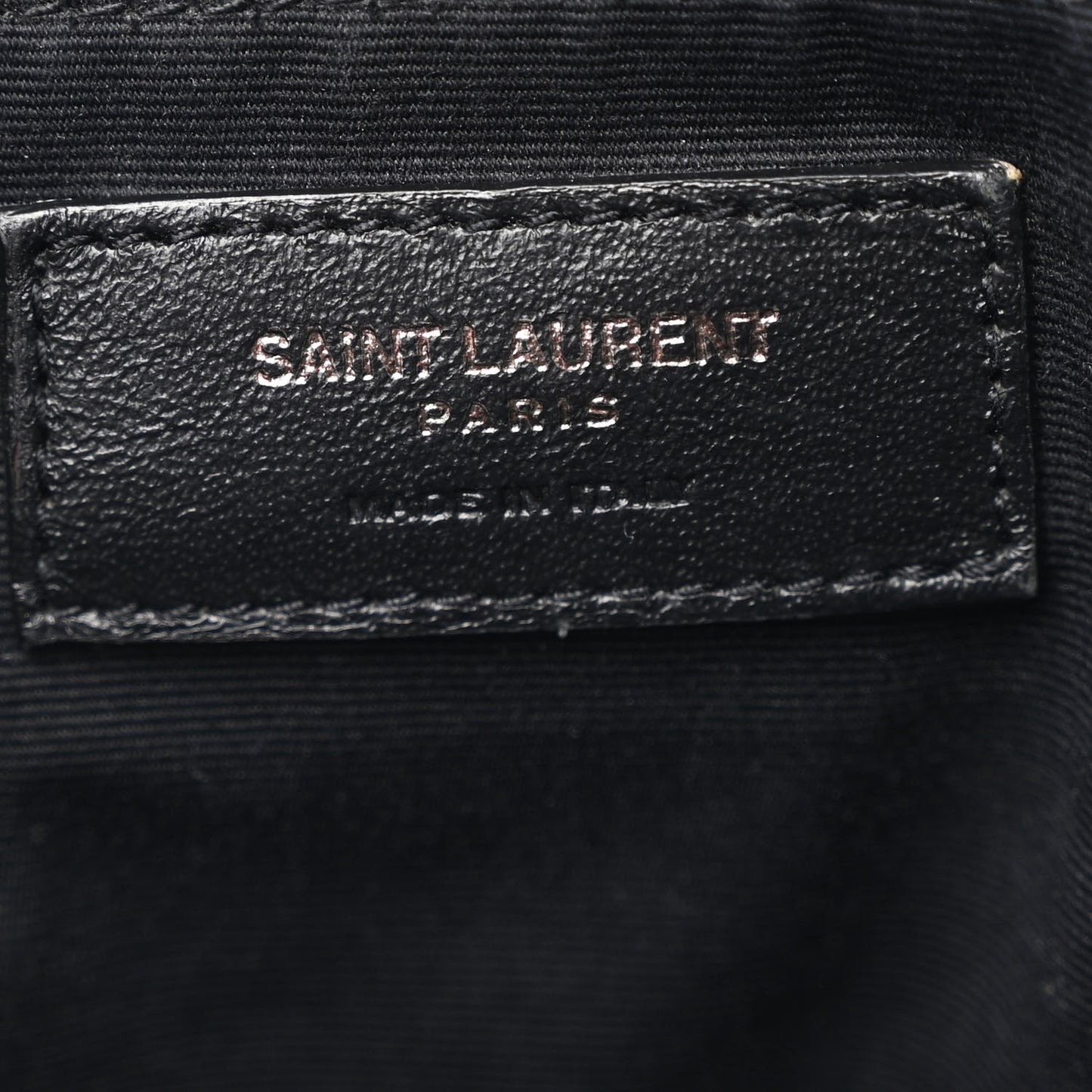 Vintage Lambskin Chevron Monogram Medium Nolita Black