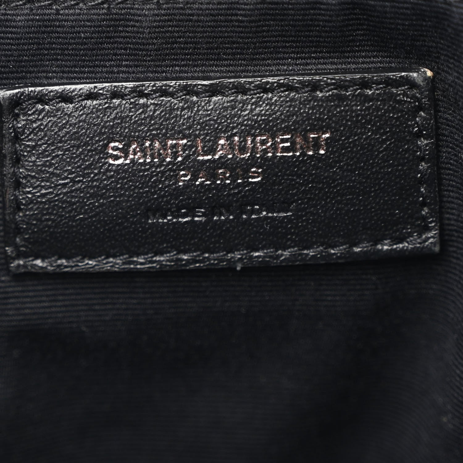 Saint Laurent Vintage Lambskin Chevron Monogram Medium Nolita Black 6 of 11