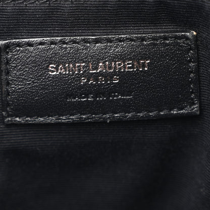 Saint Laurent Vintage Lambskin Chevron Monogram Medium Nolita Black 6 of 11