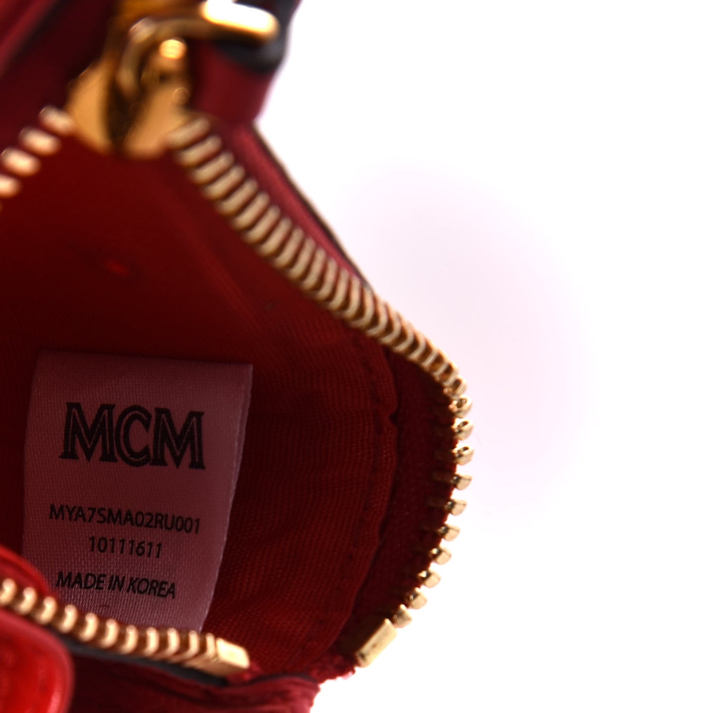 Grained Calfskin Milla Accordion Card Case Red