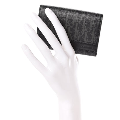 Christian Dior Homme Monogram Porte Cartes De Visite Grise 2 of 8