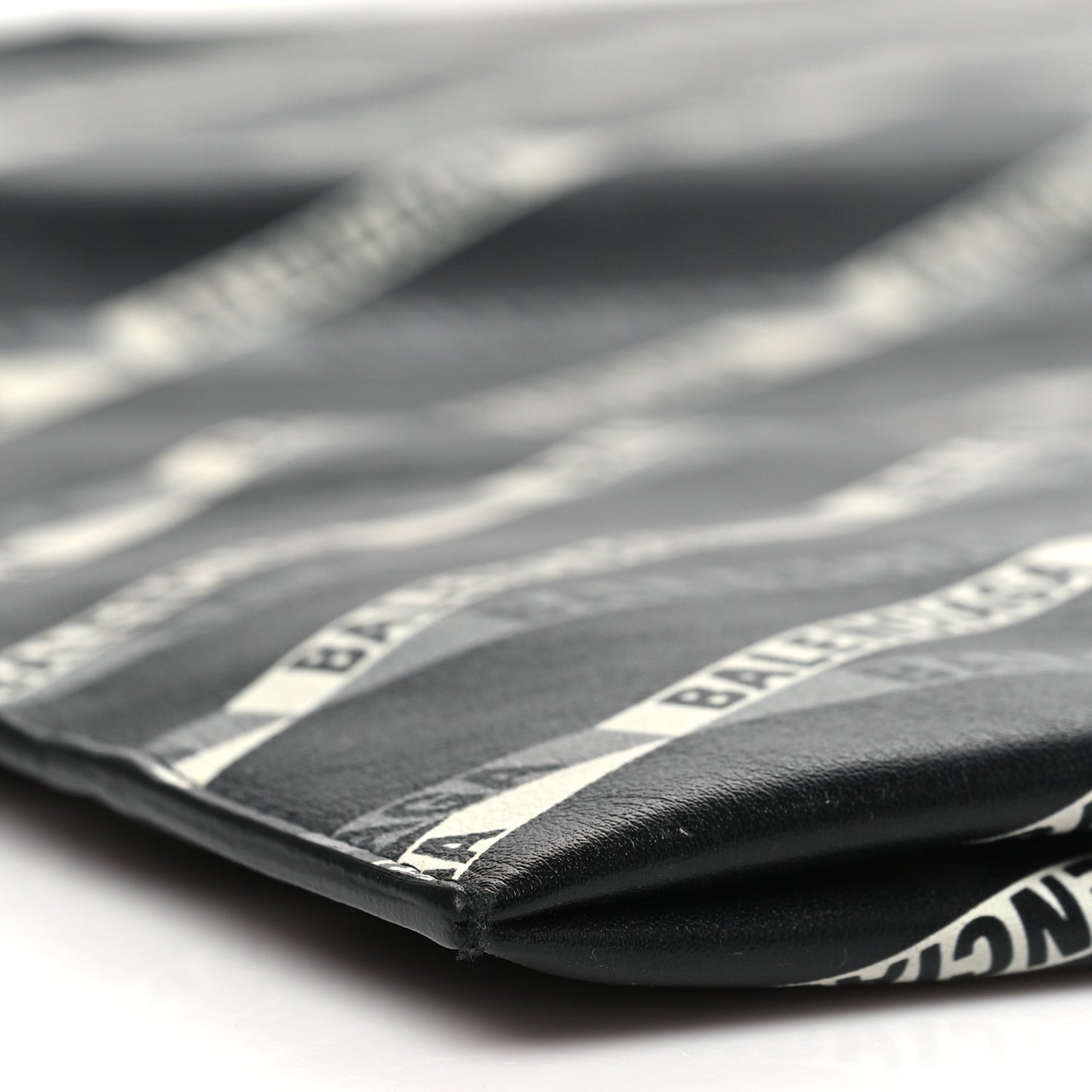 Calfskin Losange Monogram Plastic Tote Black Grey