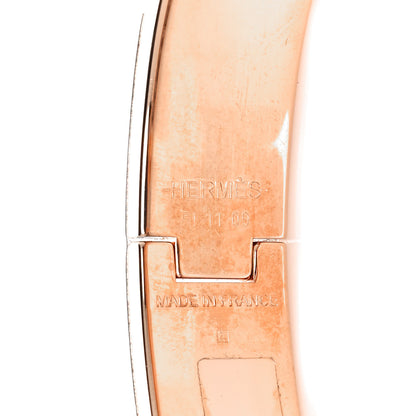 Hermes Enamel Narrow Clic Clac H Bracelet PM Craie 4 of 7