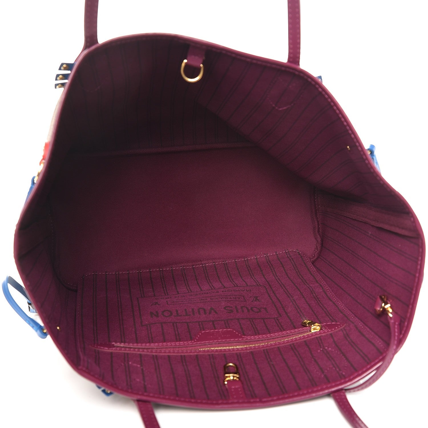 Louis Vuitton Monogram Totem Neverfull MM Magenta 6 of 8