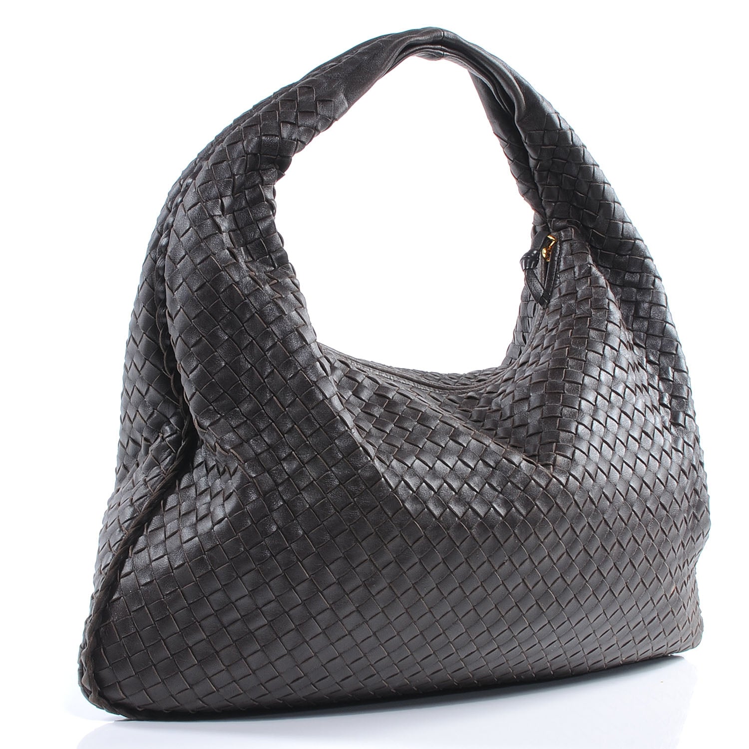 Bottega Veneta Nappa Intrecciato Large Veneta Hobo Ebano 3 of 8