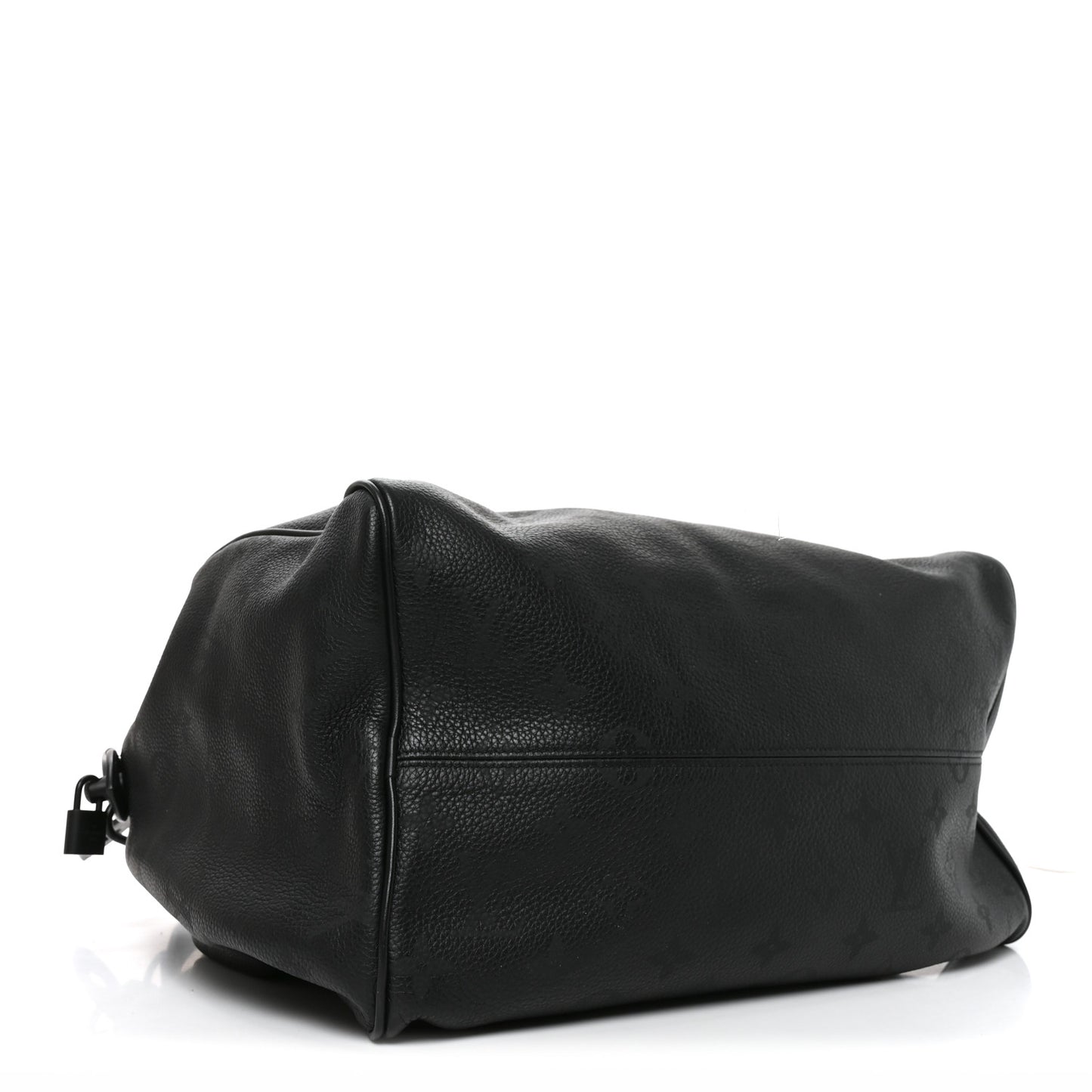 Calfskin Monogram Speedy P9 Bandouliere 40 Ultra Black
