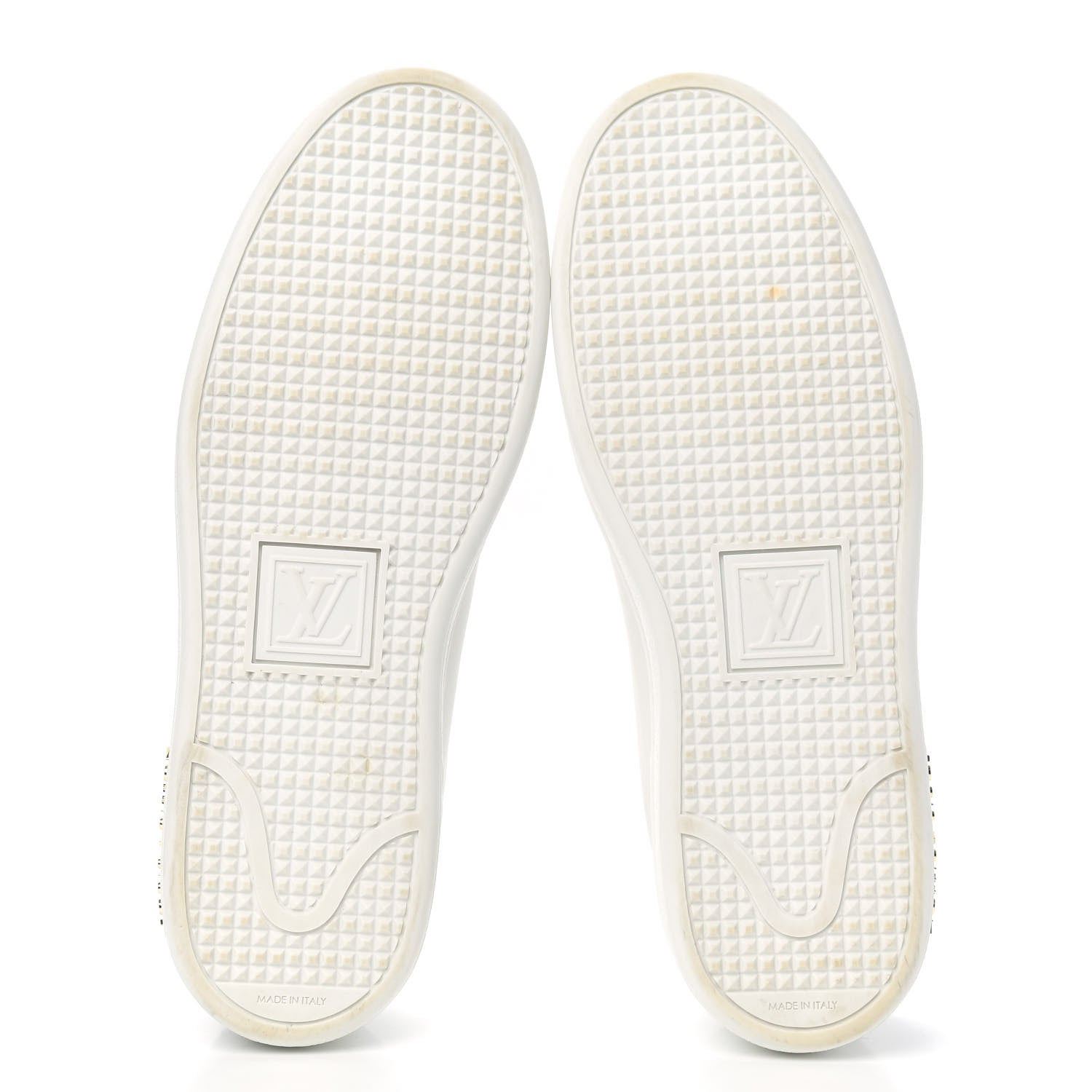 Louis Vuitton Calfskin Frontrow Sneakers 37 White 5 of 12